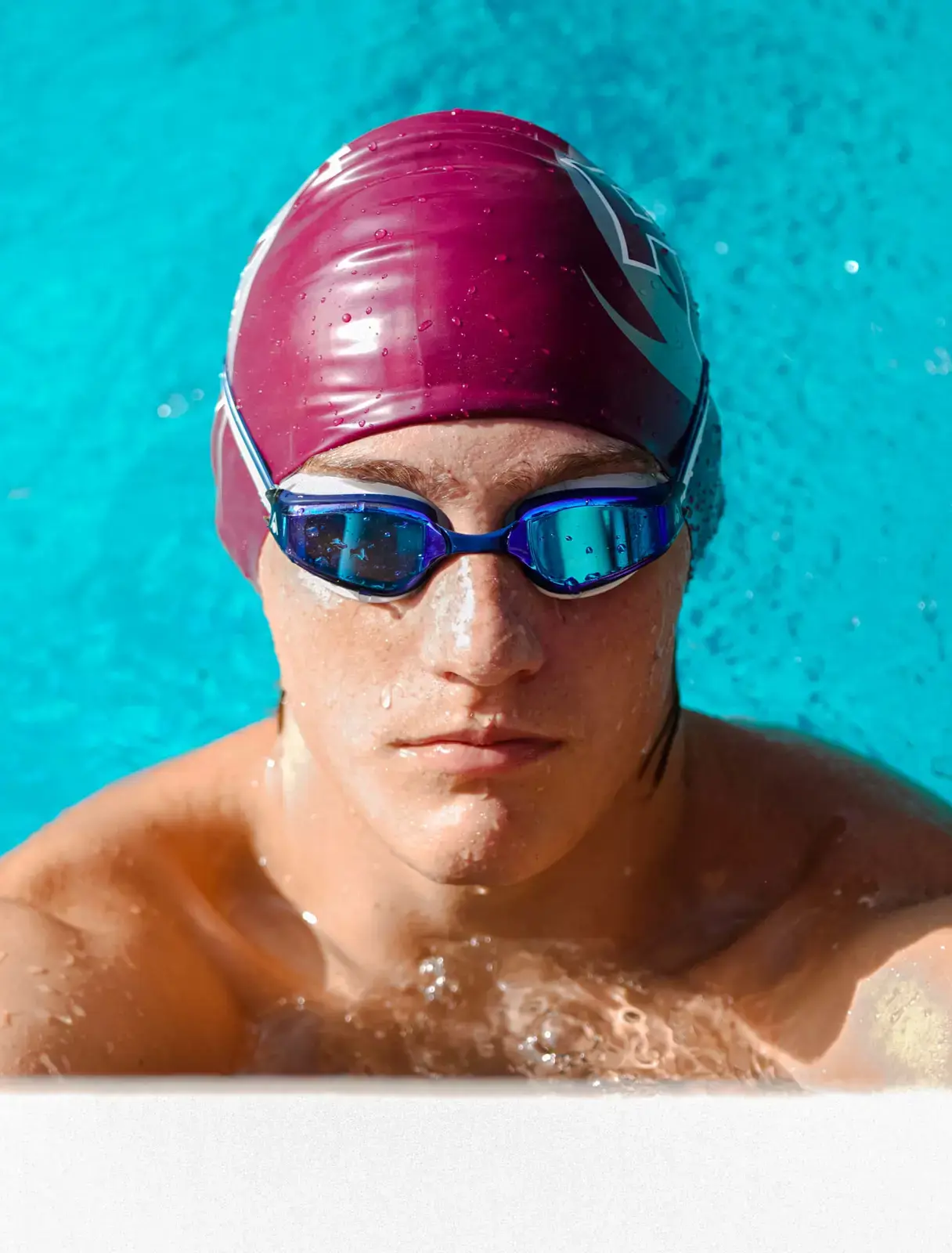 Porter-Gaud student swimming