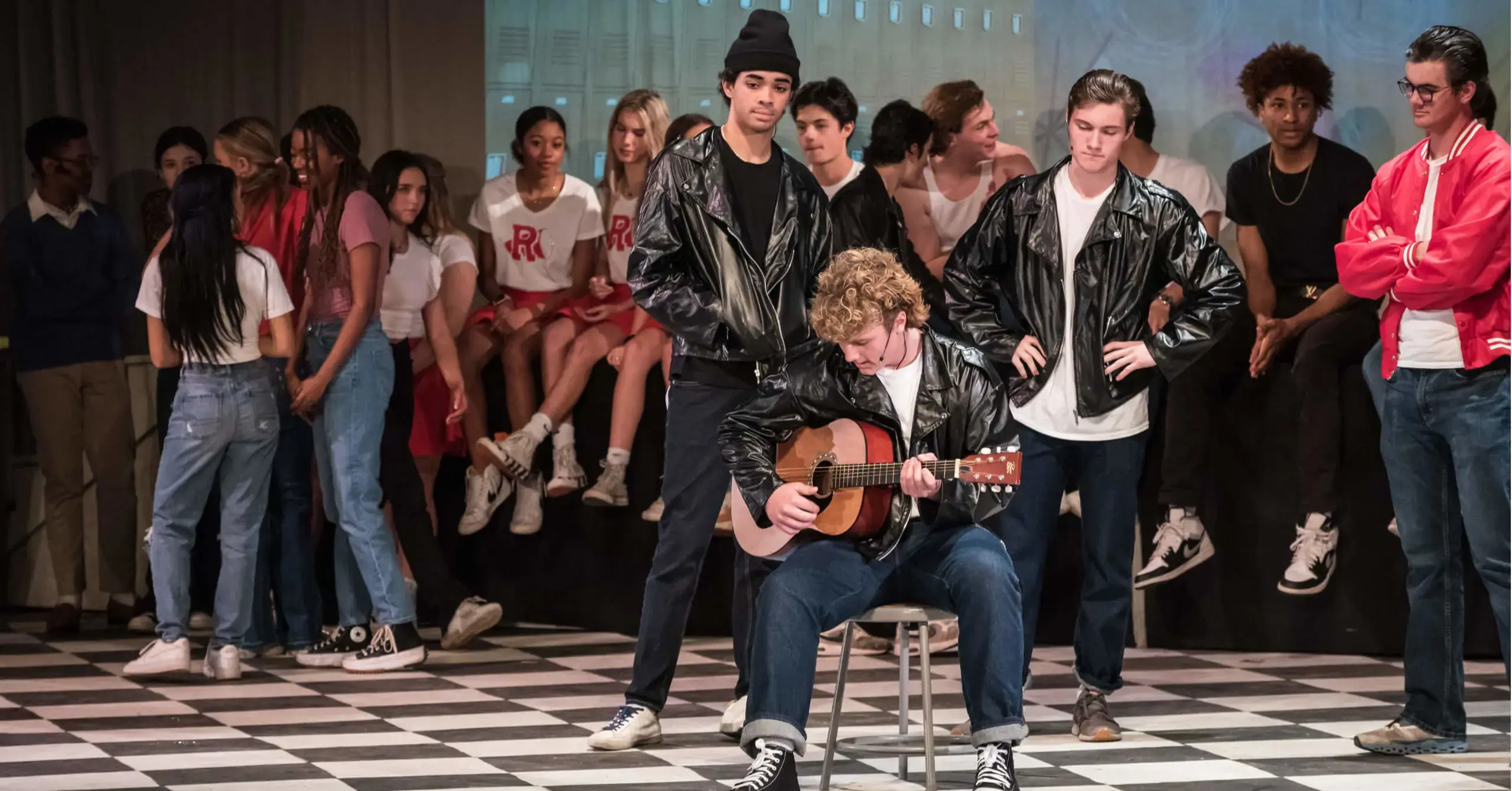 Porter-Gaud students performing Grease