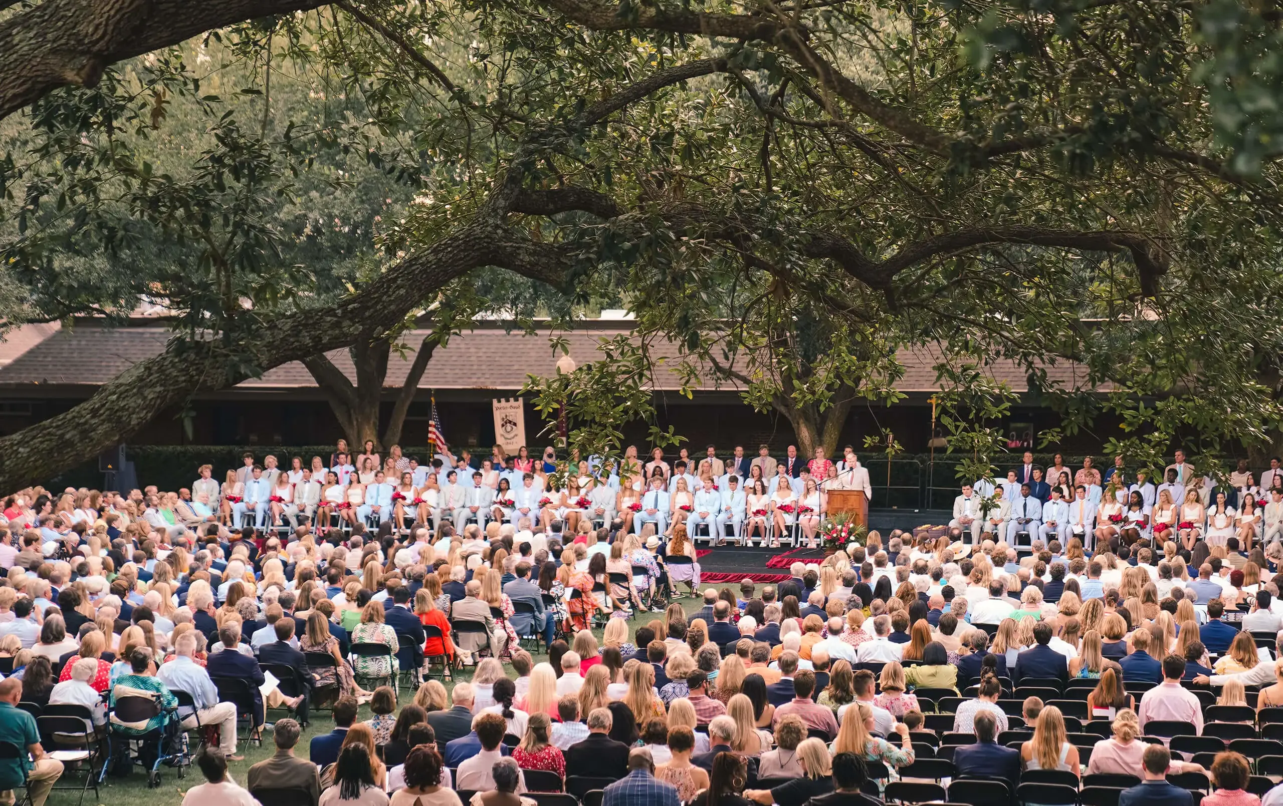 Graduation ceremony at Porter Gaud